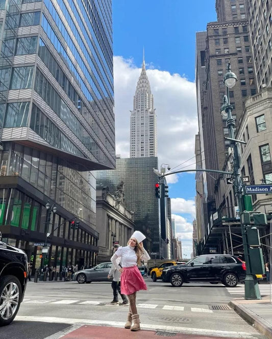 Chef Federica Continanza a New York per una nuova esperienza culinaria e veste i capi della Sartoria Simani