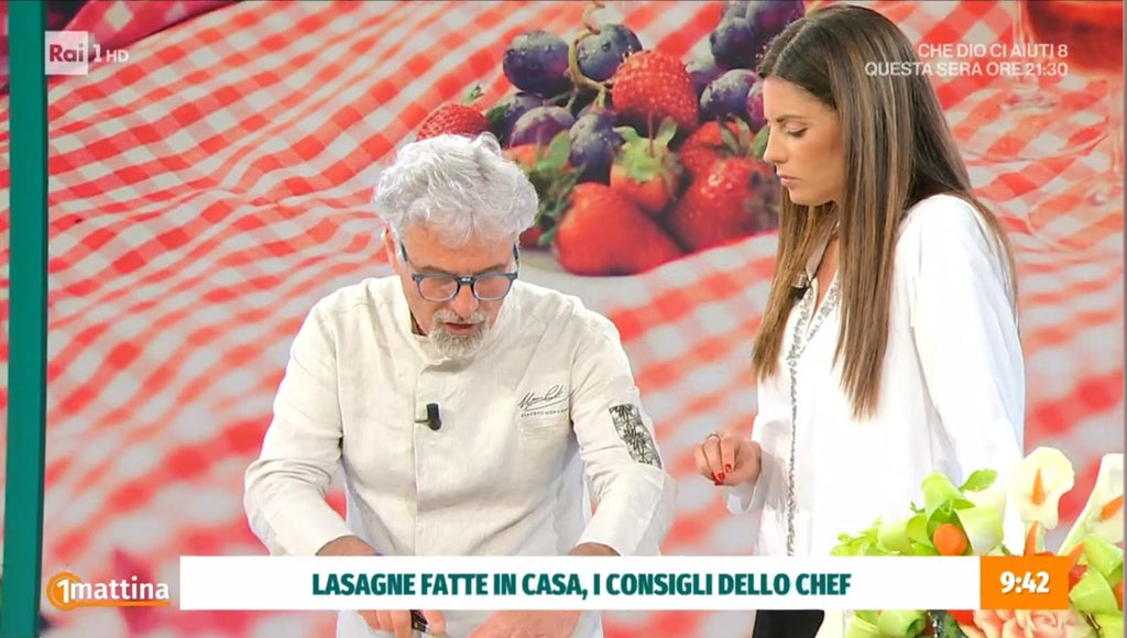Elegante e versatile, chef Claudio Menconi su Rai 1