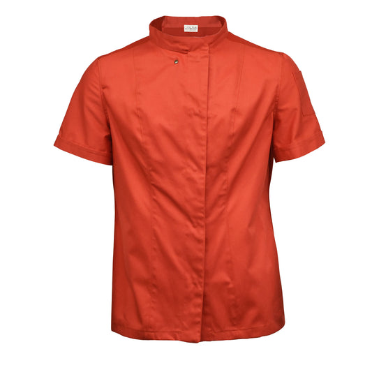 WELOVE - Women's short sleeve chef shirt