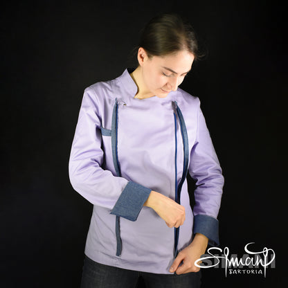 JEANS LAVANDA -  Woman Chef Jacket