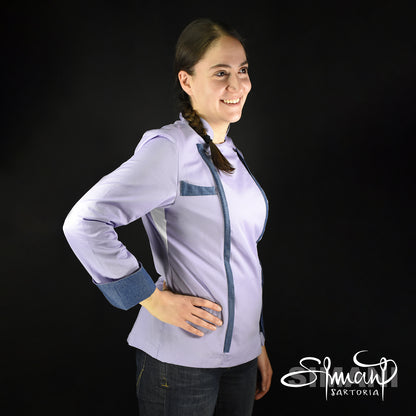 JEANS LAVANDA -  Woman Chef Jacket