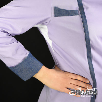 JEANS LAVANDA -  Woman Chef Jacket