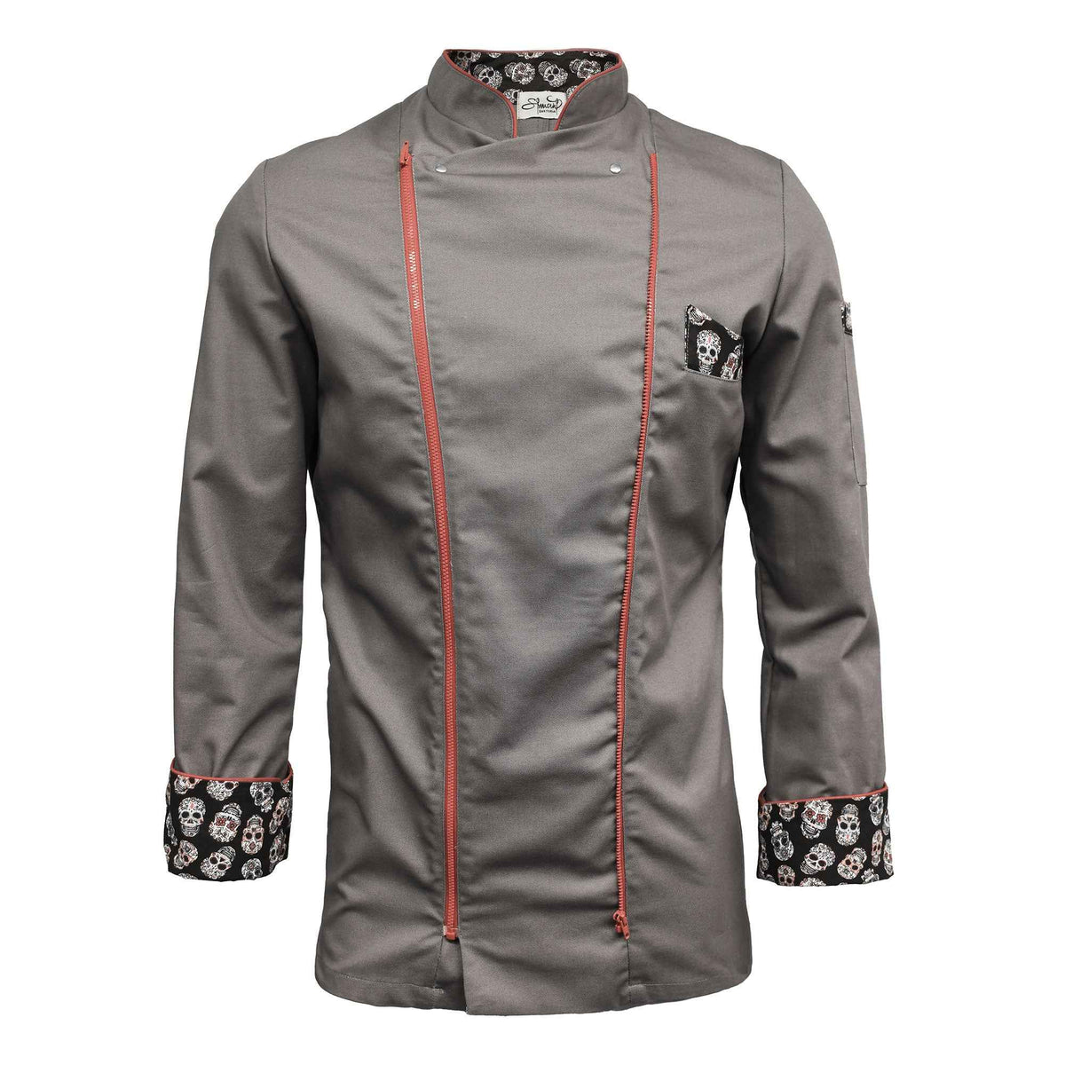 Buy ZIPLINE GREY CALAVERA - Men's Chef Jacket – Simani Sartoria