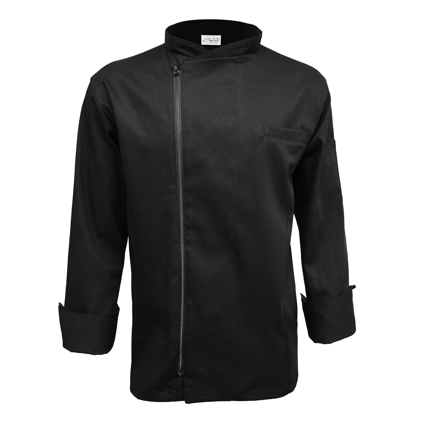 ZIPLINE SOLO BLACK - Men's Chef Jacket