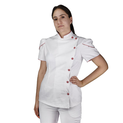 LOLLIPOP - Women's short sleeve chef jacket